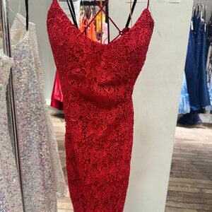 Alyce Paris Formal Dress 4258 Short, Scoop Neck, Straight